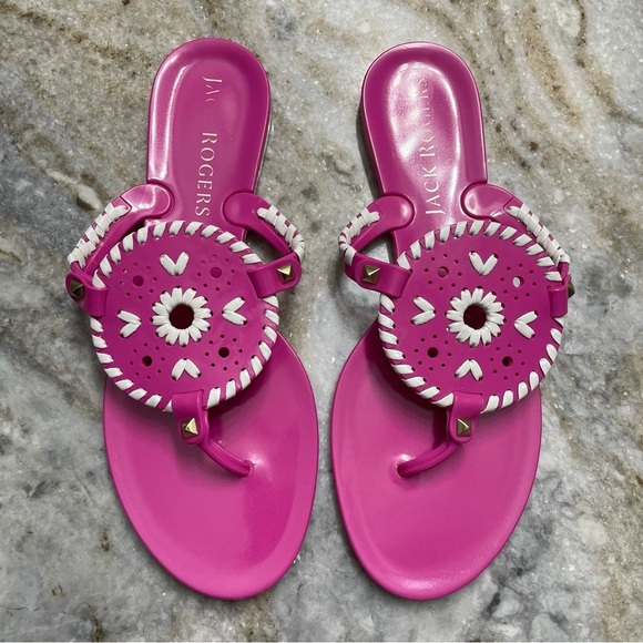 JACK ROGERS Georgica Jelly Flip Flop Women’s 8 - Picture 2 of 10